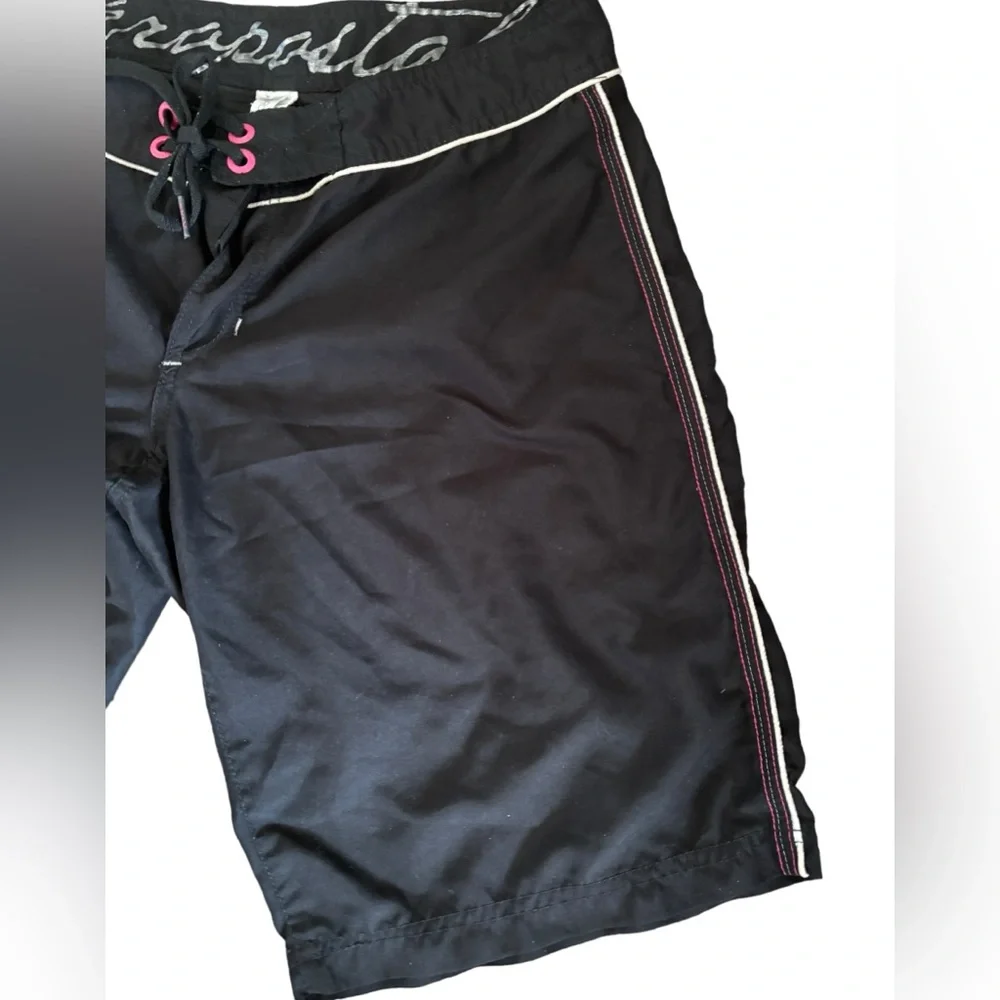 Aeropostale Black Colorful Logo Board Shorts Mens Size Medium